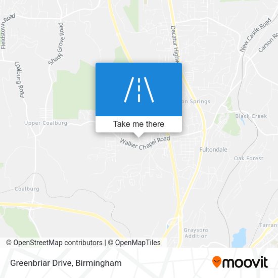 Greenbriar Drive map