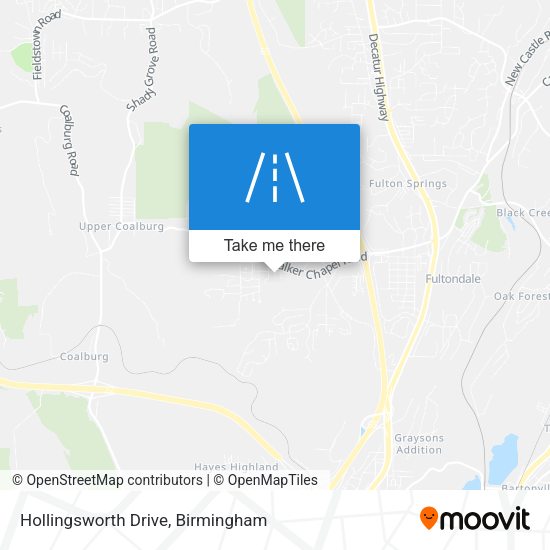 Hollingsworth Drive map