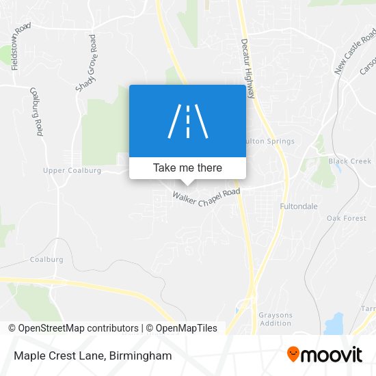 Mapa de Maple Crest Lane