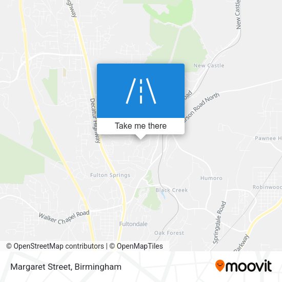 Mapa de Margaret Street