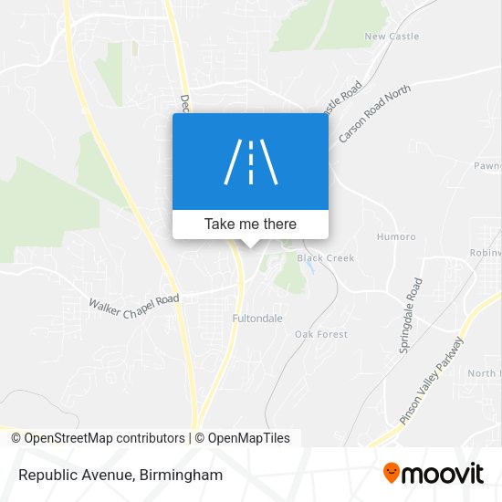 Mapa de Republic Avenue
