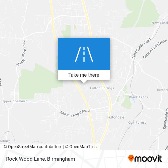 Mapa de Rock Wood Lane