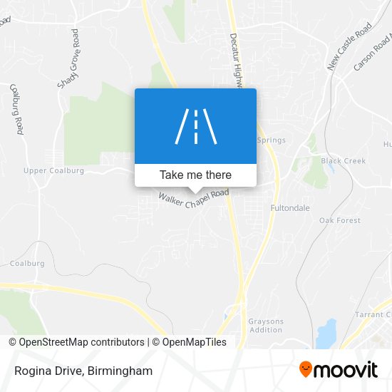 Rogina Drive map