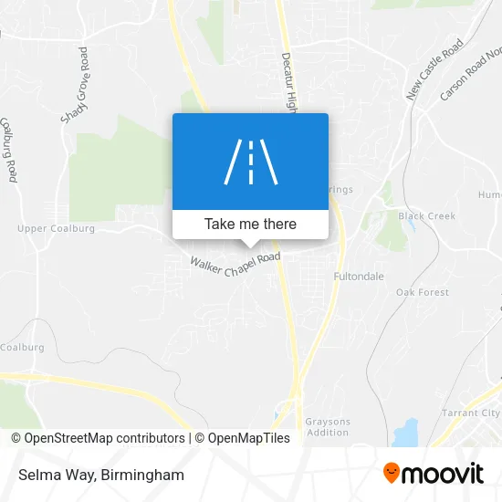 Selma Way map