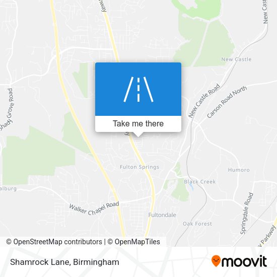 Shamrock Lane map