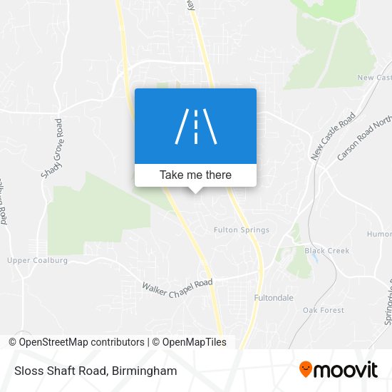 Mapa de Sloss Shaft Road