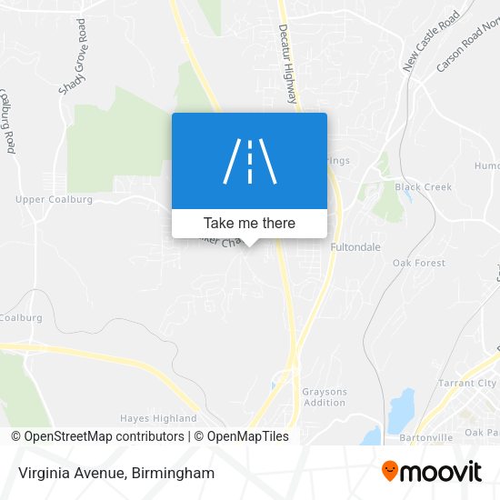 Virginia Avenue map