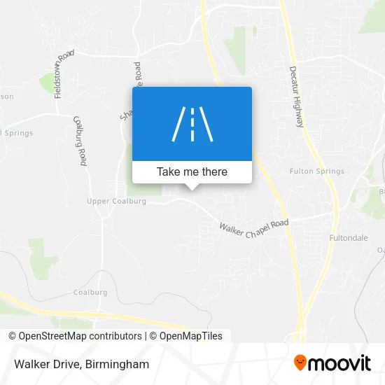 Walker Drive map