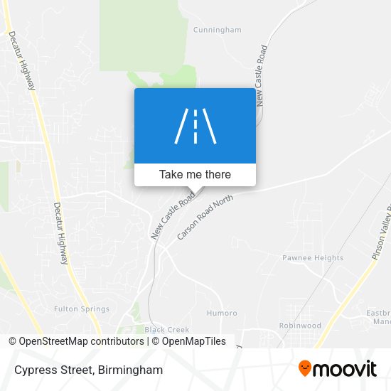 Mapa de Cypress Street