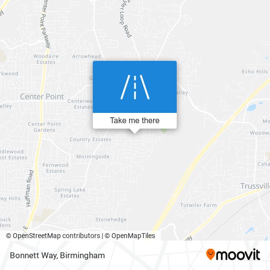 Bonnett Way map