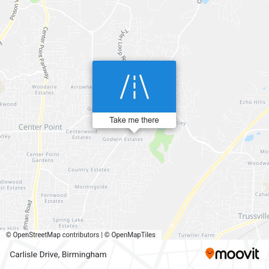 Mapa de Carlisle Drive