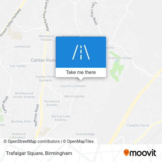 Trafalgar Square map