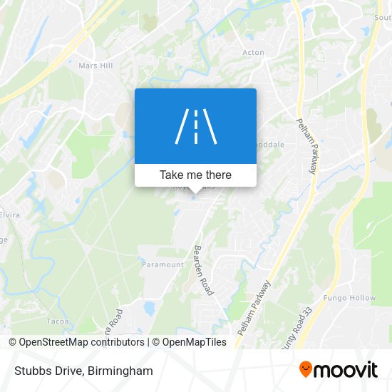 Mapa de Stubbs Drive