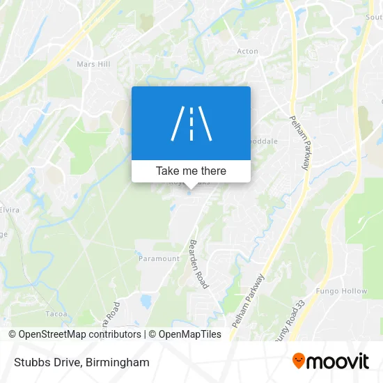 Stubbs Drive map