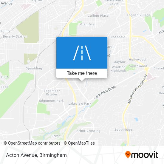 Mapa de Acton Avenue