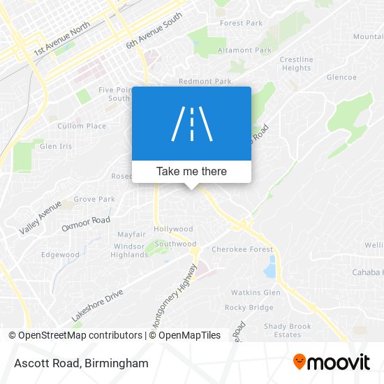 Ascott Road map