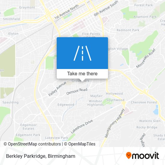 Mapa de Berkley Parkridge