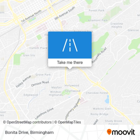 Mapa de Bonita Drive