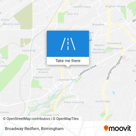 Broadway Redfern map