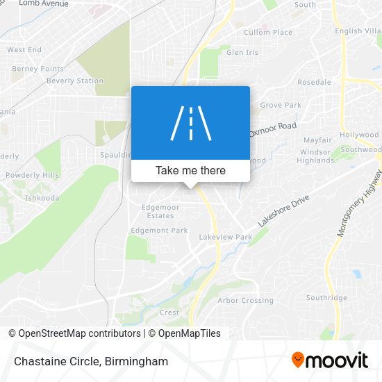 Chastaine Circle map
