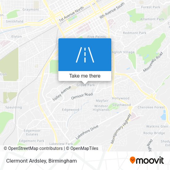 Clermont Ardsley map