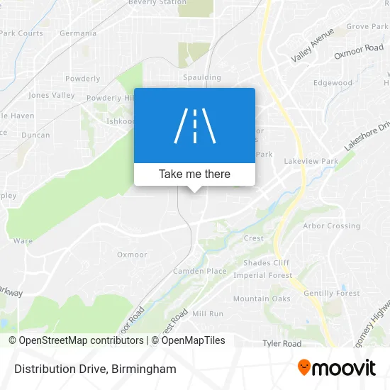 Distribution Drive map