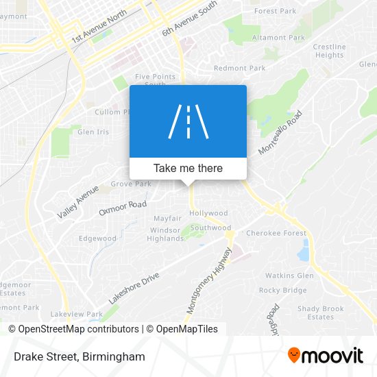 Mapa de Drake Street