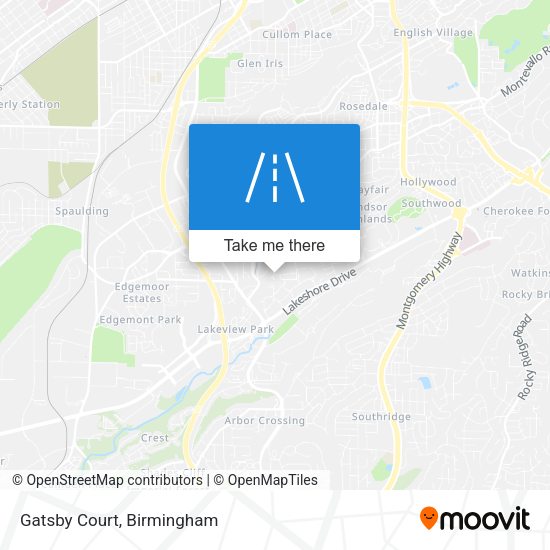 Mapa de Gatsby Court