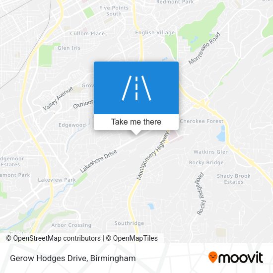 Gerow Hodges Drive map