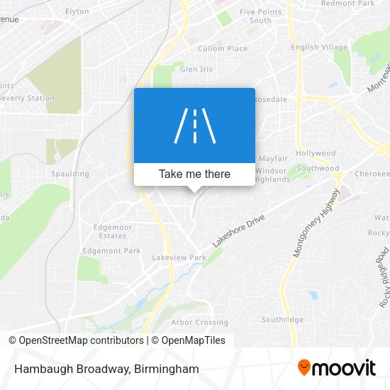 Hambaugh Broadway map
