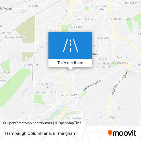Hambaugh Columbiana map