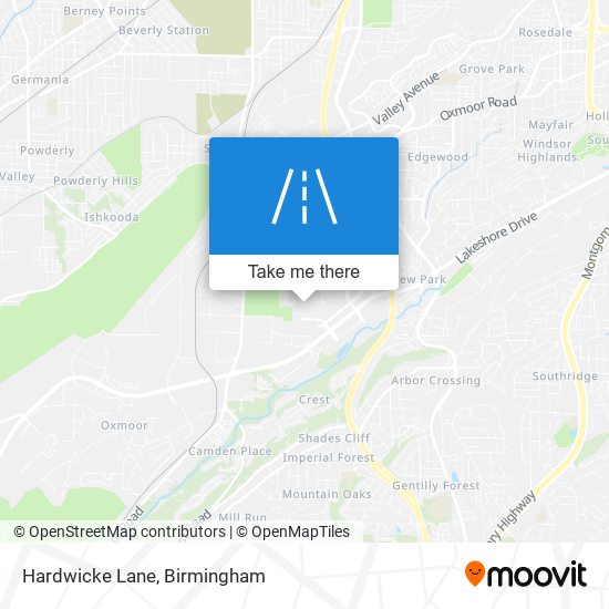 Hardwicke Lane map