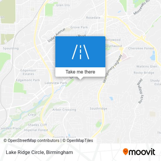 Lake Ridge Circle map