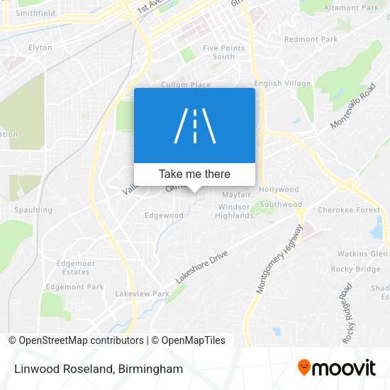 Mapa de Linwood Roseland