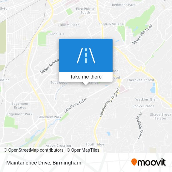 Maintanence Drive map