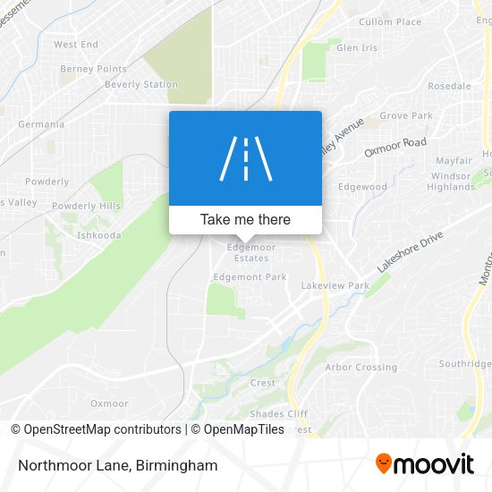 Mapa de Northmoor Lane