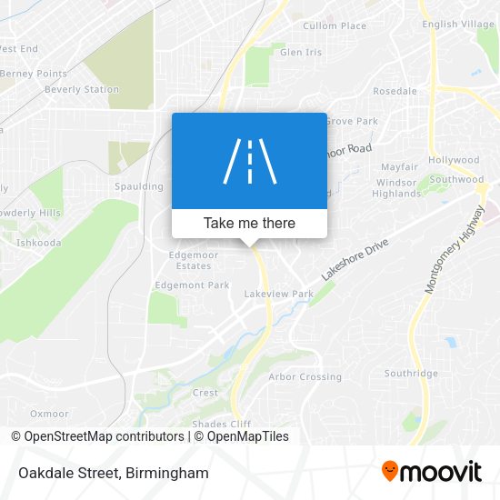 Mapa de Oakdale Street