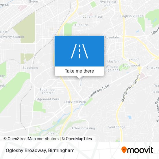 Oglesby Broadway map