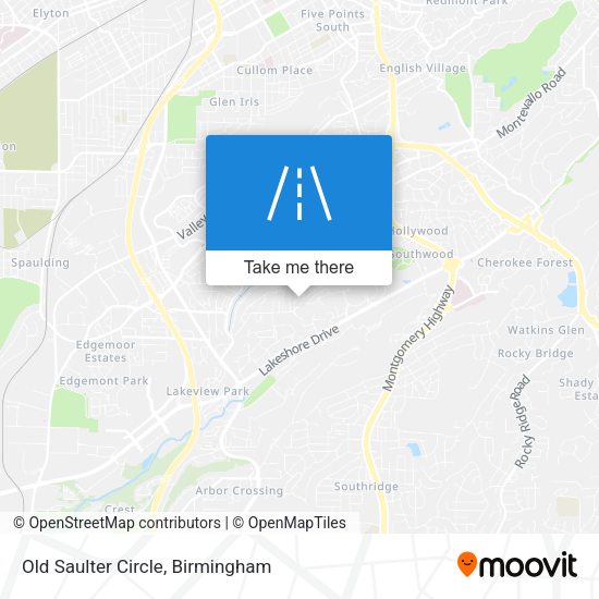 Old Saulter Circle map