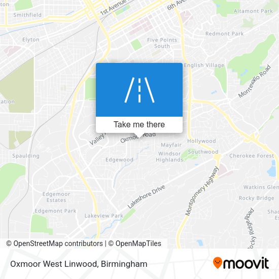 Oxmoor West Linwood map