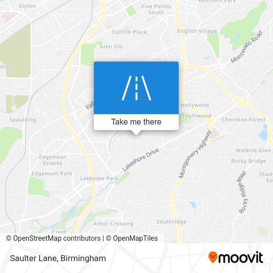 Mapa de Saulter Lane