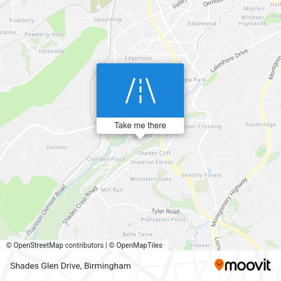 Mapa de Shades Glen Drive