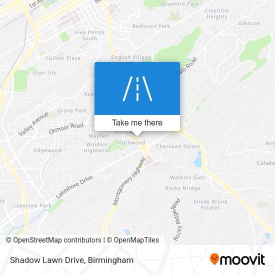 Mapa de Shadow Lawn Drive