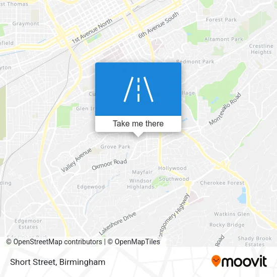 Short Street map
