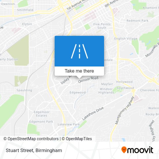 Mapa de Stuart Street