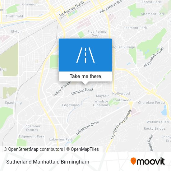 Sutherland Manhattan map
