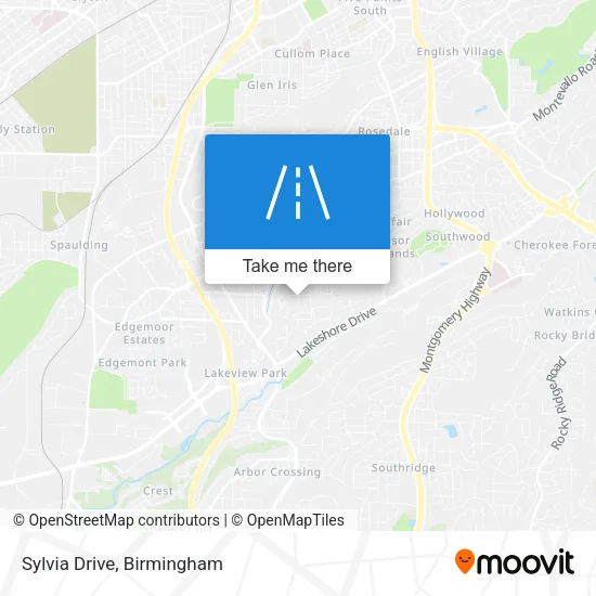 Sylvia Drive map