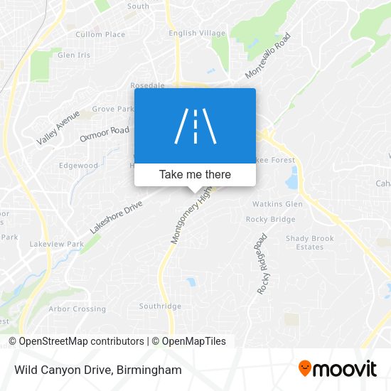 Wild Canyon Drive map