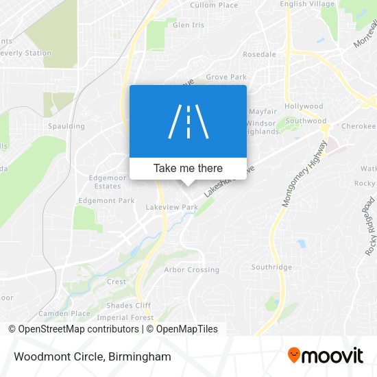 Mapa de Woodmont Circle