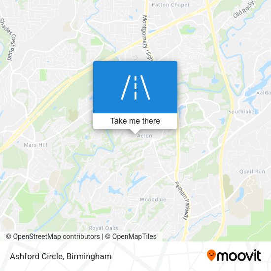 Mapa de Ashford Circle